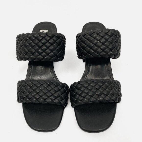 Steve Madden Daphnee Braided Block Heel Sandal - Size 10 - Picture 4 of 5